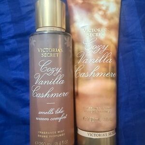 ‘Victoria's Secret’ Cozy Vanilla Cashmere Fragrance Lotion/Mist Set